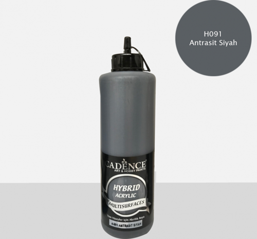 HYBRID AKR. MULTISURFACES H-091 ANTRASİT SİYAH 500ML