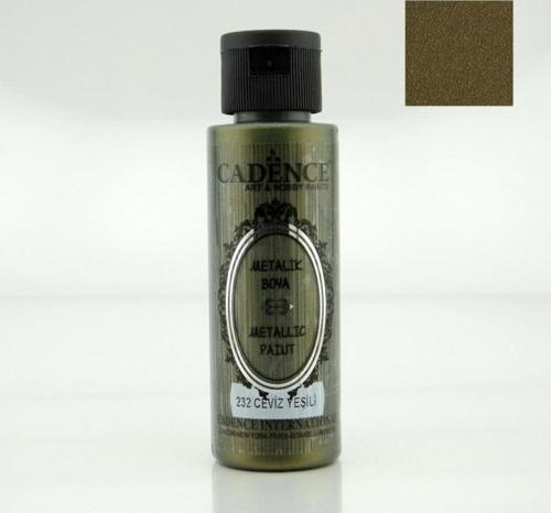 232 Ceviz Yeşili 70ML Metalik Boya