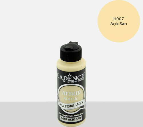 H-007 AÇIK SARI 120 ML MULTISURFACE HYBRID AKR.