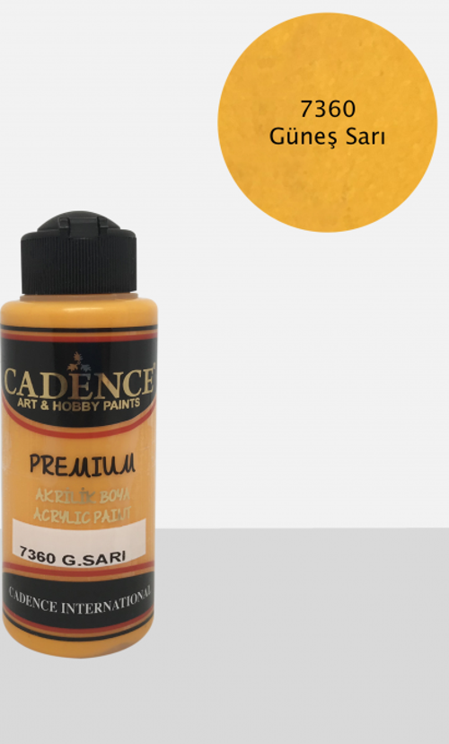 Premium 120ML(cc) 7360 Güneş Sarı