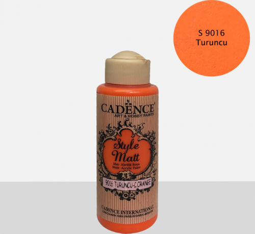 S9016 Turuncu Mat Akrilik Boya