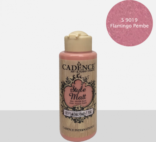 S9019 Flamingo Pembe Mat Akrilik Boya