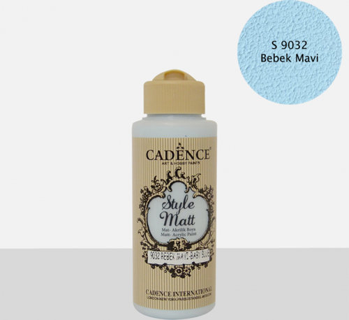 S9032 Bebek Mavi Mat Akrilik Boya