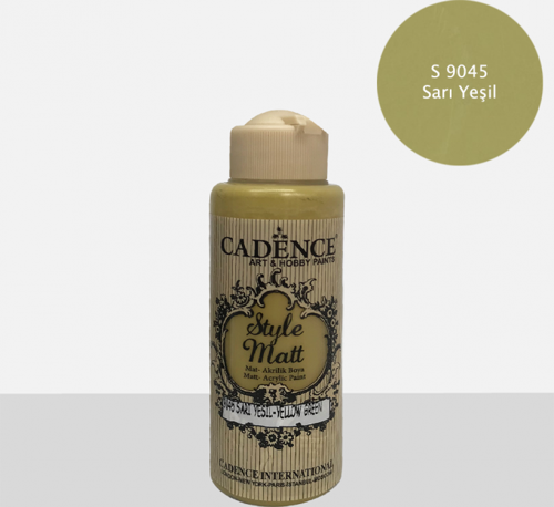 S9045 Sarı Yeşil Mat Akrilik Boya