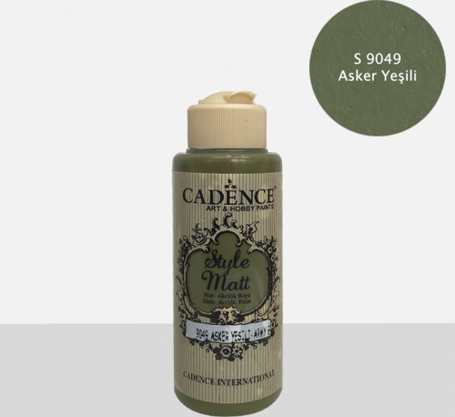 S9049 Asker Yeşili Mat Akrilik Boya