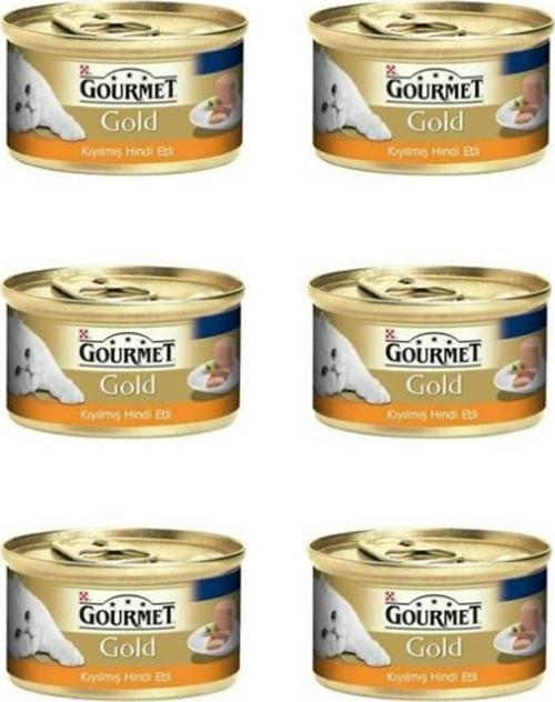 Hindi Etli Yetişkin Kıyılmış Kedi Konservesi 6x85 Gr