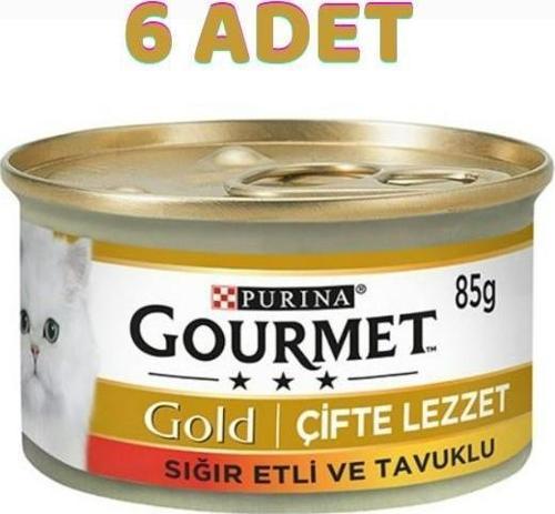 Sığır Etli Ve Tavuklu Kedi Konservesi 6x85 Gr