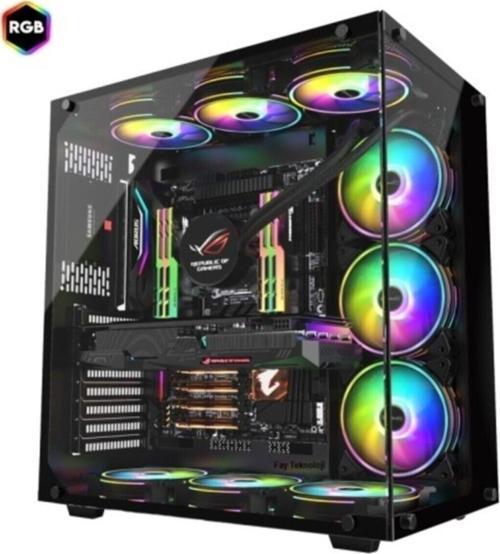 Warcry A-rgb 6 Fanlı Kumandalı Gaming Oyuncu Bilgisayar Kasası Psu Yok
