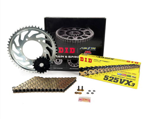 Dıd Sunstar Gold Zincir Dişli Seti 525vx 16t 43t Yamaha Mt-07 Tracer 2016-2019