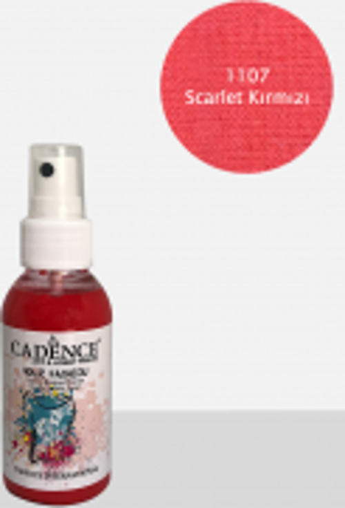 1107 Scarlet Kırmızı Sprey Kumaş Boyası