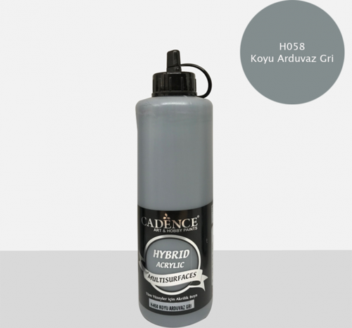 H-058 KOYU ARDUVAZ GRİ 500 ML MULTISURFACE HYBRID AKR.