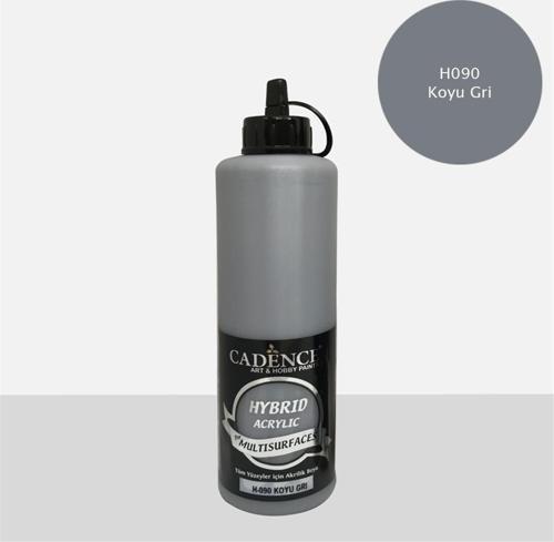 H-090 KOYU GRİ 500 ML MULTISURFACE HYBRID AKR.