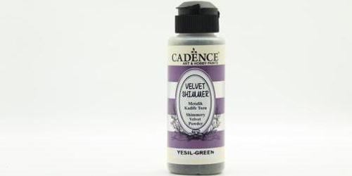 VELVET SHIMMER METALİK KADİFE TOZU VS-04 YEŞİL 120ML