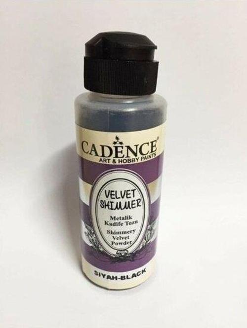 VELVET SHIMMER METALİK KADİFE TOZU VS-07 SİYAH 120ML