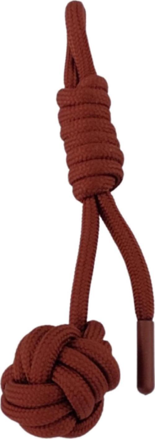 İpli Kedi Oyuncağı, 100% Pamuk, Bordo 15cm