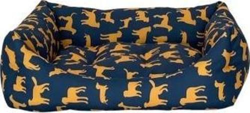 Uniform Lacivert-Sarı Kedi ve Köpek Yatağı S 60x50cm