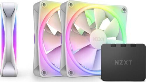 F120 Rgb Duo Beyaz 3x120 Mm+fan Kontrolcü Rf-d12tf-w1