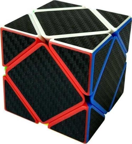 New Skewb Speed Cube Carbon Fiber Kaplama Zeka Küpü Sabır Küpü Sıradışı Tasarım Küp Akıl Oyunları