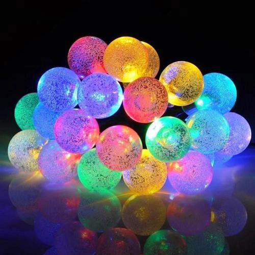 Vıp Kalite Renkli Kristal Top Led Işık Crystal Led Light Ball Yılbaşı Ağacı Işığı Renkli Noel Işığı