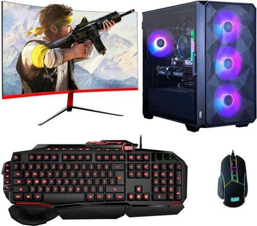 Tx4201 Ryzen 5 4500 16GB Ram 512GB M.2 NVMe 8GB RX580 27 İnç 165Hz Curved Oyun Bilgisayarı