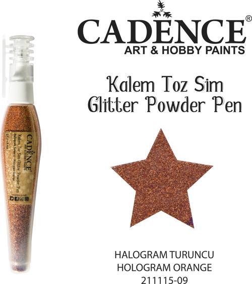 KALEM TOZ SİM 211115-09 HOLOGRAM TURUNCU 10GR
