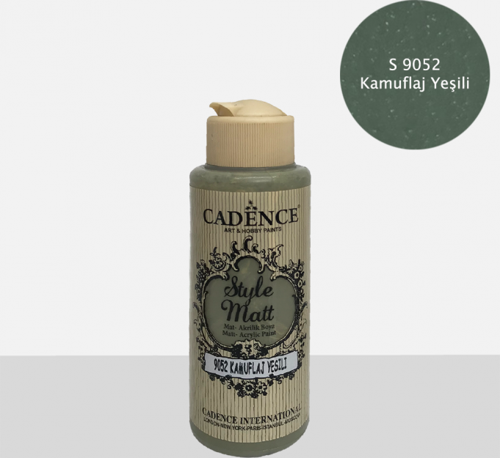 S9052 Kamuflaj Yeşili Mat Akrilik Boya