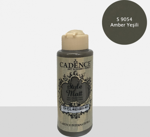 S9054 Amber Yeşil Mat Akrilik Boya