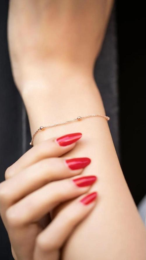 Altın Renk Kadın Gold Renk Top Zincir Bileklik - 2398