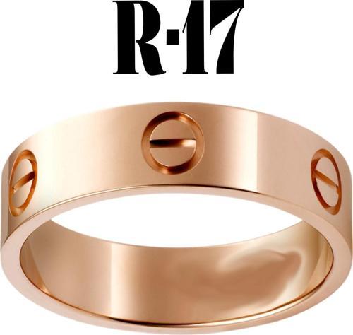 Kartier Düz Yüzük Rose Renk 17 Numara - 557