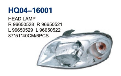 Far Aveo 2006-2008 Sedan Sol (Oem No:96650529)