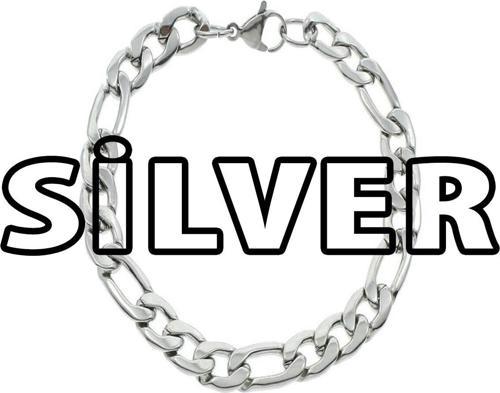 Unisex Aralıklı Şavin Figaro Silver Alaşım Bileklik - 179