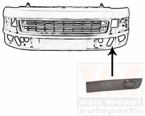 Volkswagen T5,5 2010 2015 Sis Far Kapağı Sol Sıssız Sıyah (Oem No:7E0807489)