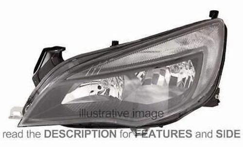 Far Astra J 2010-2012 ( Gündüz Farlı Siyah ) Sol (Oem No:1216724)