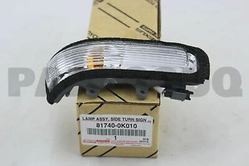Toyota Hilux Ayna Sinyali 2012-2015 Sağ (Oem No:817400K010)