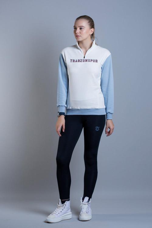 SWEAT YARIM FERMUARLI TRABZONSPOR BASKILI