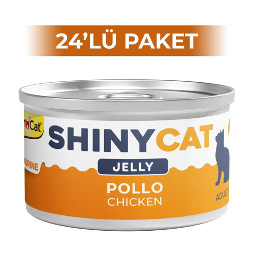 Shinycat Jöle İçinde Tavuklu Kedi Konservesi 70 gr 24 Adet