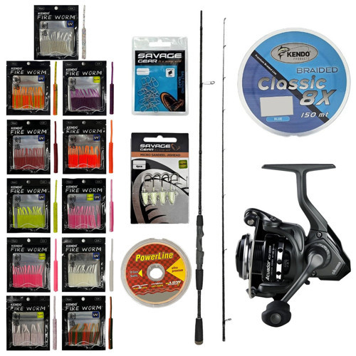 YekOutdoor FireWorm LRF Seti Okuma Epixor LRF Ultra Light Game Spin 213cm 1-8gr 2 Parça Olta Kamışı&Okuma Acuador ACU-10