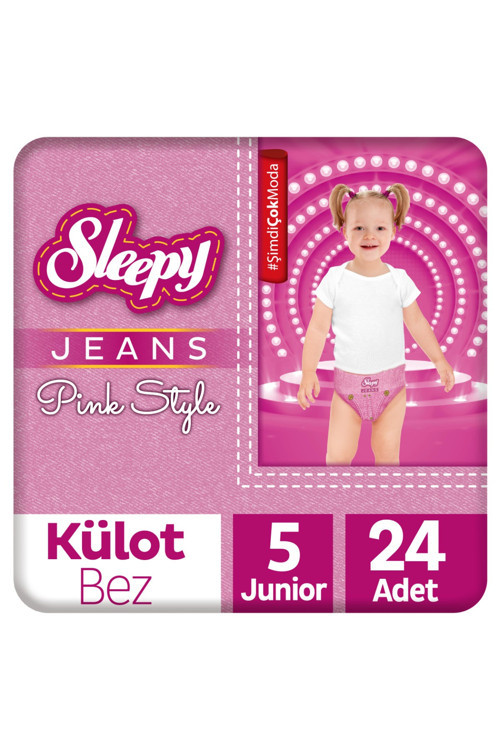 Pink Jeans Külot Bez 5 Numara Junior 24 Adet