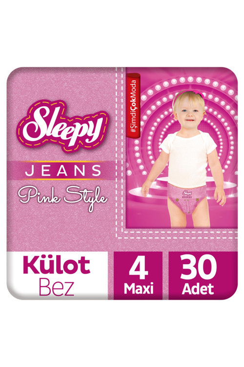 Pink Jeans Külot Bez 4 Numara Maxi 30 Adet