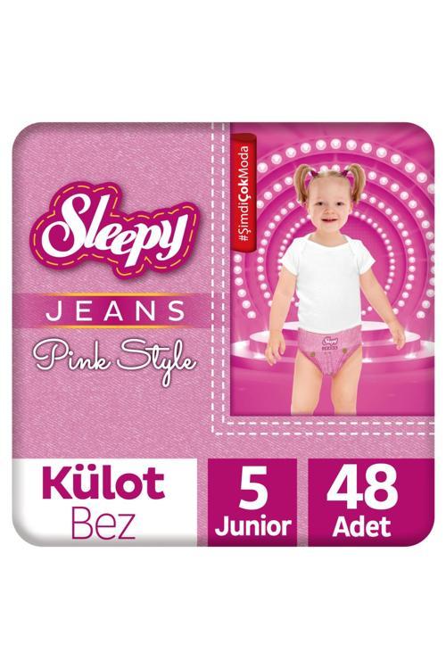 Pink Jeans Külot Bez 5 Numara Junior 2'li Jumbo 48 Adet