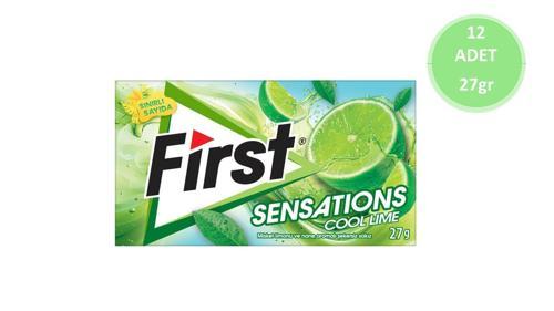 Sensations Cool Lime Aromalı Sakız 27gr-12 Adet