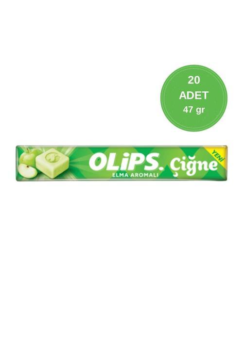 Çiğne Elma Aromalı Ferahlatıcı Çiğnenebilir Şeker 47 gr - 20 Adet