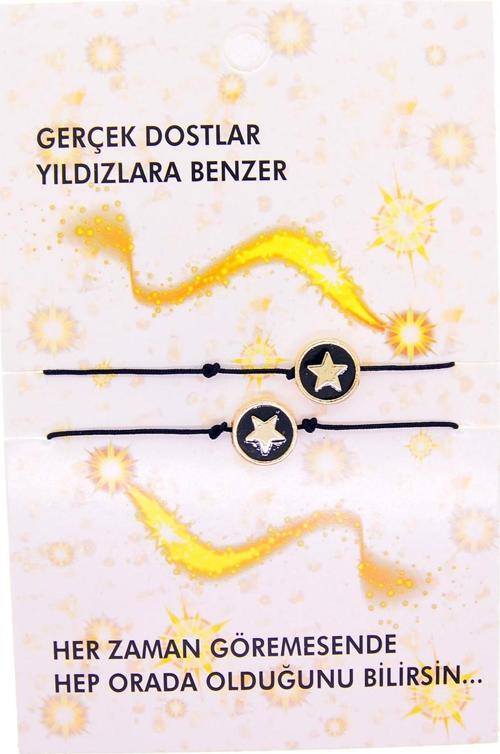 Altın Renk Yıldız Arkadaş Şans Bilekliği - 2690