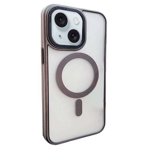 İPhone 15 Uyumlu Magsafe özellikli Siyah Monte Kılıf