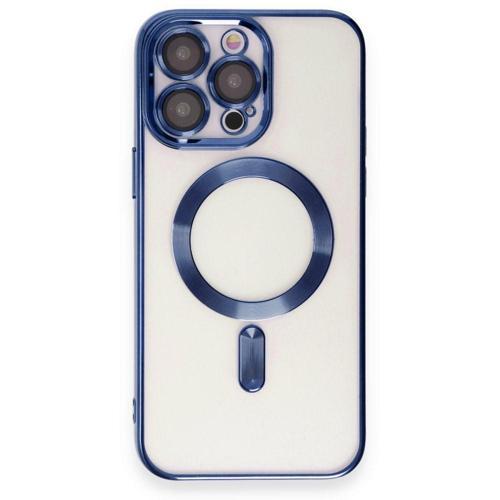 İPhone 15 Pro Max Uyumlu Magsafe özellikli Mavi Pure Kılıf 
