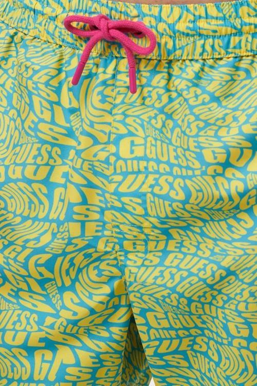 SWIMTRUNK MEDIUM DISTORTED 100 Erkek Mavi Şort F5GT04WG2D2-P7VR