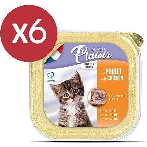 Pate Kitten Tavuklu ve Sütlü Yavru Kedi Konservesi 6X100 gr