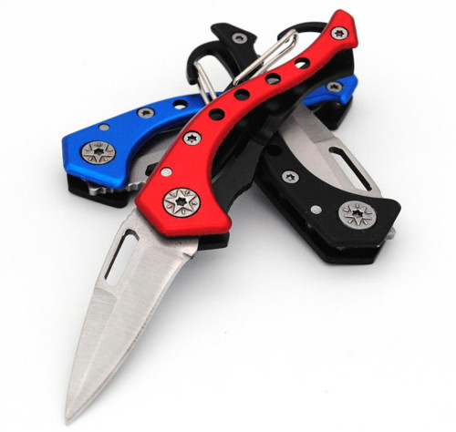 Mini Anahtarlık Outdoor Cep Çakısı Kamp Bıçağı mavi