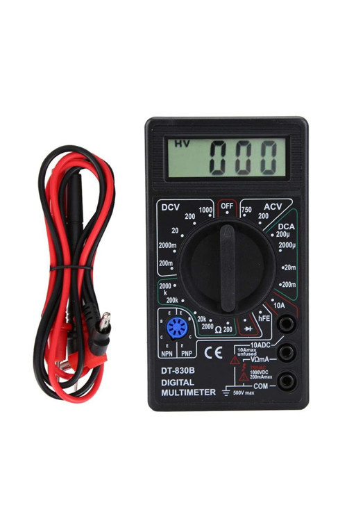 Dt830B Multimetre Dijital Ölçü Aleti Avometre Voltmetre Ampermetre