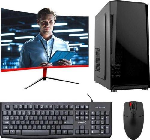 Tx3045 i5 3470 16GB Ram 256GB NVMe SSD 23.6 inç Curved Monitör Masaüstü Ev Ofis Bilgisayarı